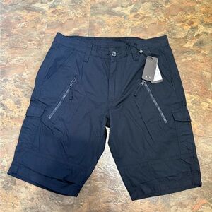 Armani Exchange Navy Cargo Shorts